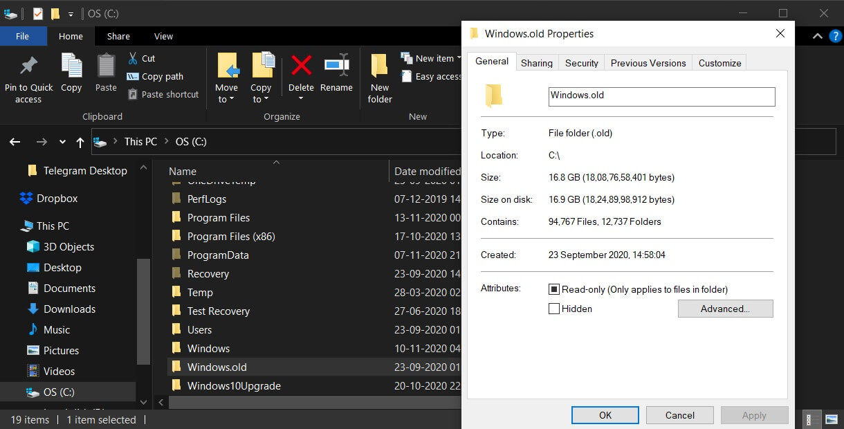 Microsoft confirms undeletable ‘Windows.old’ folder bug on Windows 10 Windows-old-folder.jpg