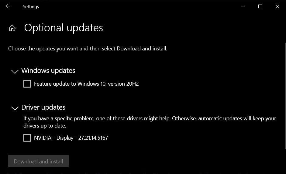 Windows 10 is getting a new driver updates process next month Windows-optional-updates.jpg