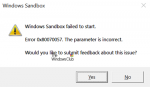 Windows Sandbox failed to start, Error 0x80070057, The parameter is incorrect Windows-Sandbox-failed-to-start-Error-0x80070057-150x87.png