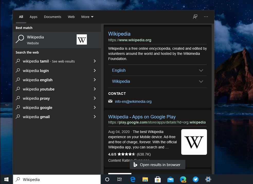 Windows 10’s taskbar search is getting Microsoft Edge integration Windows-Search-dark.jpg