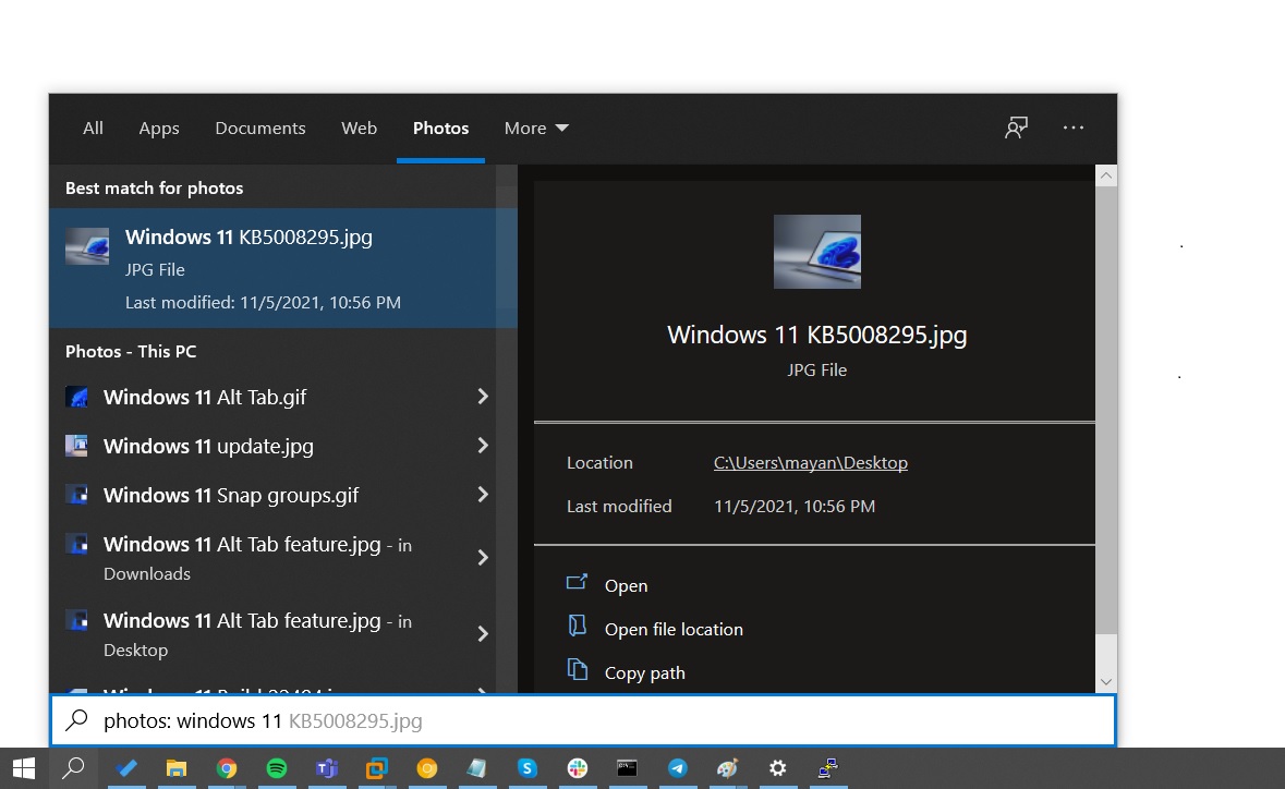 Microsoft is rolling out dark mode for Windows 10 Search Windows-Search-dark-mode.jpg