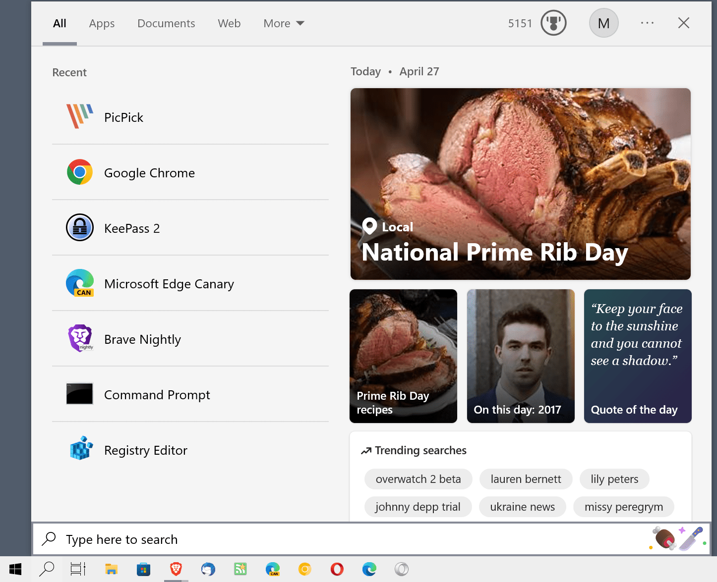 Rejoice! Microsoft brings Search Highlights to Windows 11 windows-search-highlights-windows-10.png