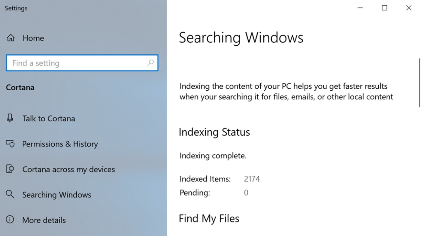 Microsoft reveals how the new Windows 10 Enhanced Search feature works Windows-Search-Settings.jpg