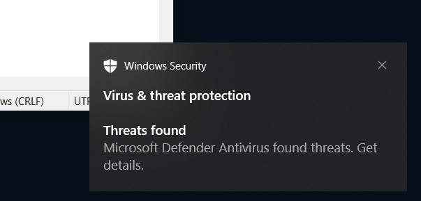 Windows 10 now flags telemetry blocking as a severe security risk Windows-Security-alert.jpg