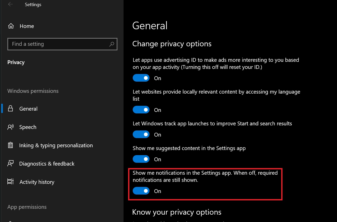Windows 10 KB5036979 pushes Microsoft account (direct download .msu) Windows-Settings-to-turn-off-microsoft-account-alert.jpg