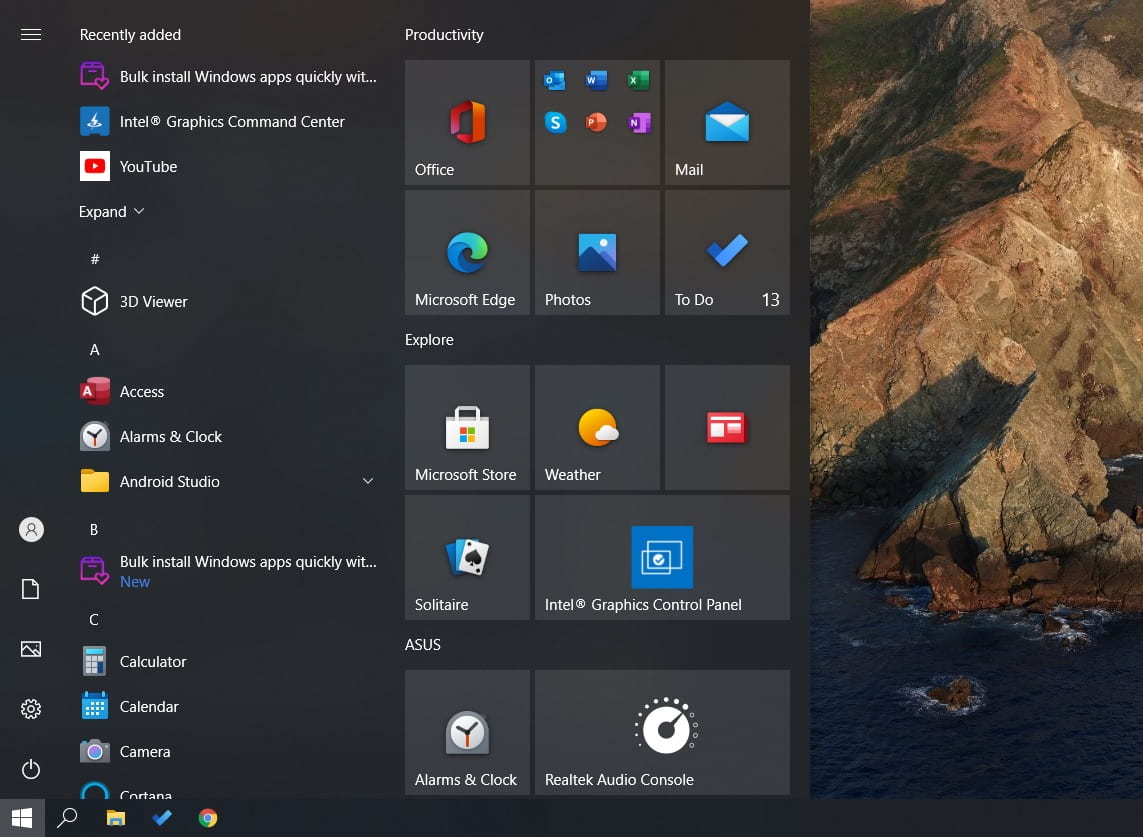 Hands-on with Windows 10 October 2020 Update: A pleasant surprise Windows-Start-Menu-theme-aware.jpg