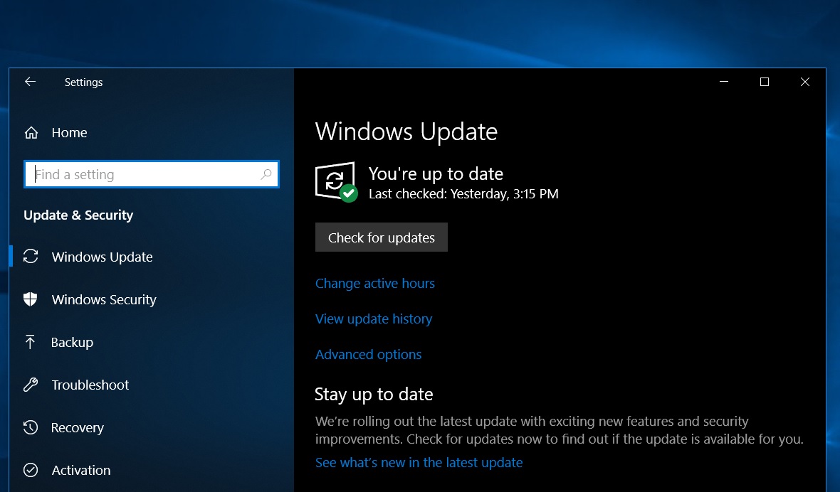 Windows 10’s ‘Check for updates’ button may also download optional updates Windows-Update-1.jpg