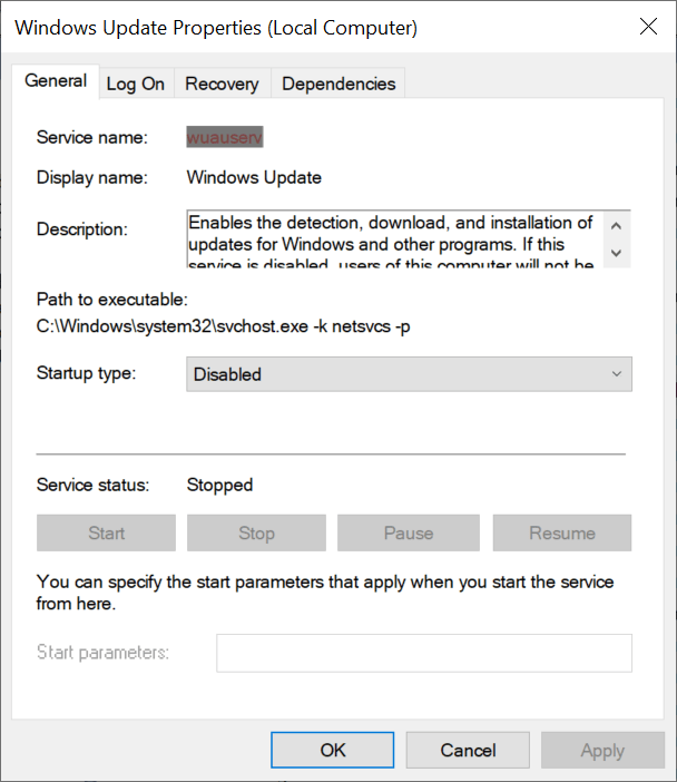 Solution: how to fix the Windows Update 0x80070422 error windows-update-disabled-service.png