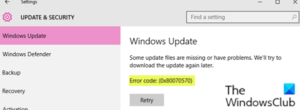 Some update files are missing or have problems, Error Code 0x80070570 Windows-Update-error-0x80070570-1-300x110.png
