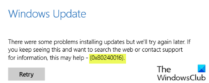 Fix Windows Update error 0x80240016 on Windows 10 Windows-Update-error-0x80240016-1-300x120.png