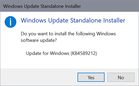 Microsoft releases microcode updates for Windows 10 version 1809 and newer windows-update-standalone-install.png