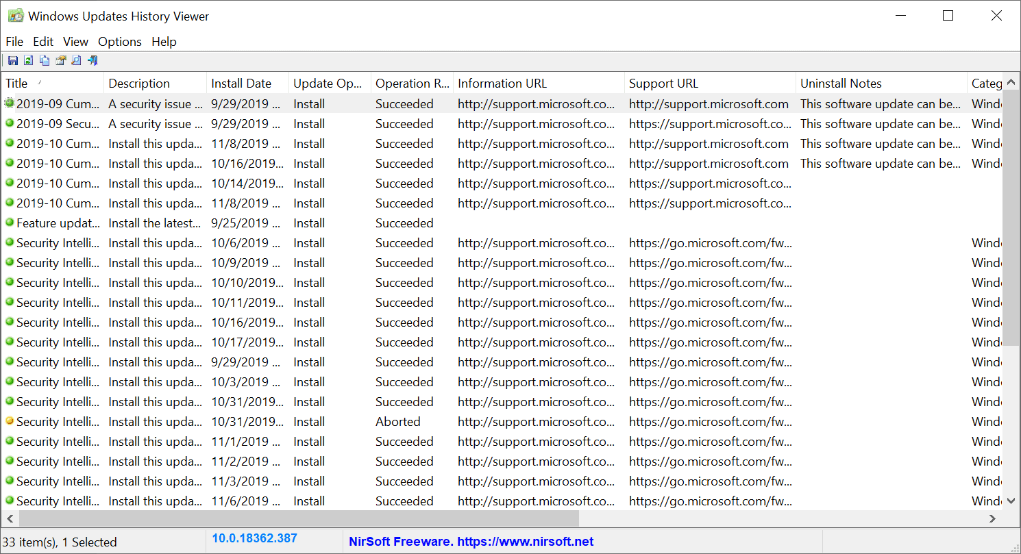 Windows Updates History Viewer released by Nirsoft windows-updates-history-viewer.png