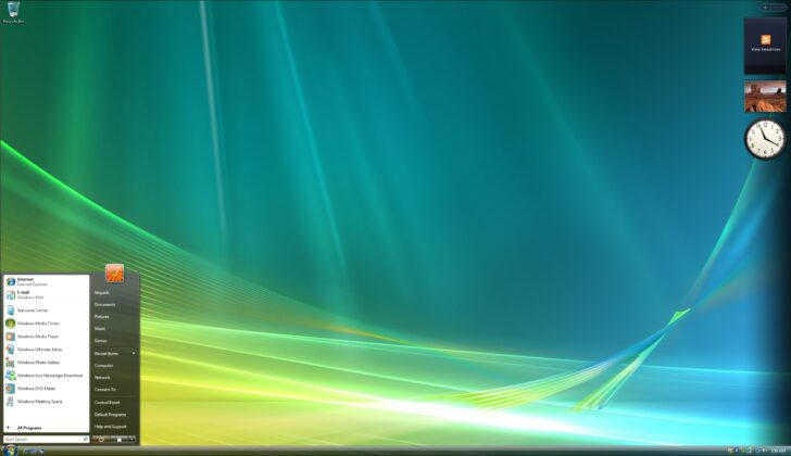 iOS 26’s Liquid Glass finger-light reflect looks like Windows 10 Fluent Design Windows-Vista-desktop-728x420.jpg
