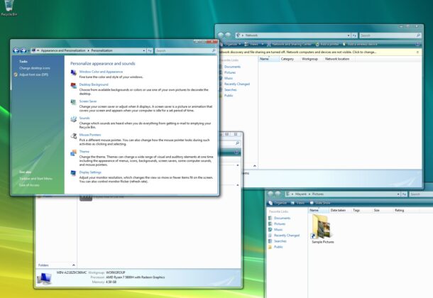 iOS 26’s Liquid Glass finger-light reflect looks like Windows 10 Fluent Design Windows-Vista-vs-macOS-26-610x420.jpg