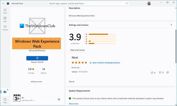 What is Windows Web Experience Pack in Microsoft Store? Windows-Web-Experience-Pack.jpg