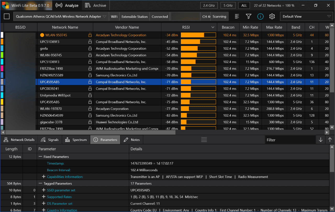 WinFi Lite is a powerful WiFi Analyzer for Windows winfi-lite-wireless-network-windows.png