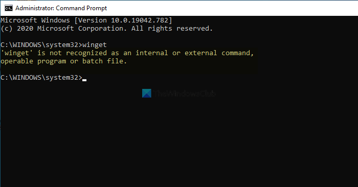 Winget not recognized in Windows 11 winget-not-recognized.png