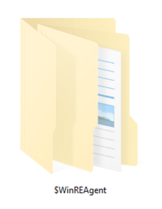 What is this $WinREAgent folder I see on C Drive? WinREAgent-folder-232x300.png