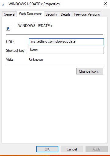 Windows Update Shortcut on Desktop wkpPVSI.jpg