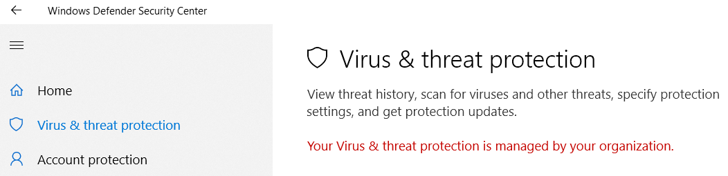 Cant access Windows Defender "Virus & Threat Protection" wm5Jc.png