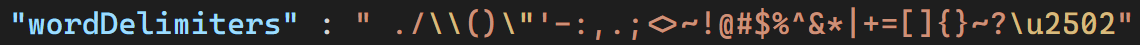 Windows Terminal Preview v0.3 has been published to Microsoft Store word-delimeters.png