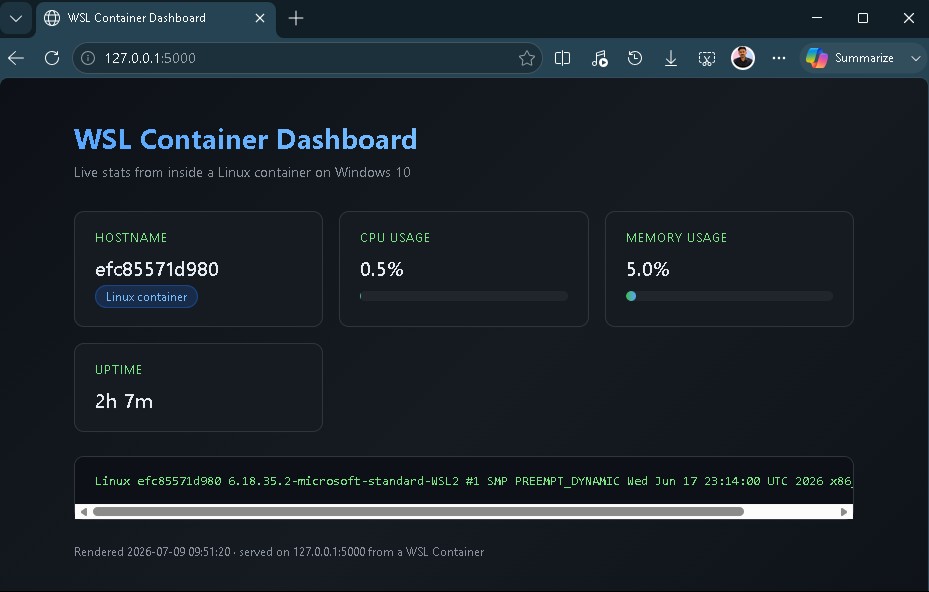 Windows 10 is still getting Windows 11 features, but it’s only for developers WSL-Container-Dashboard-running-in-Windows-10.jpg