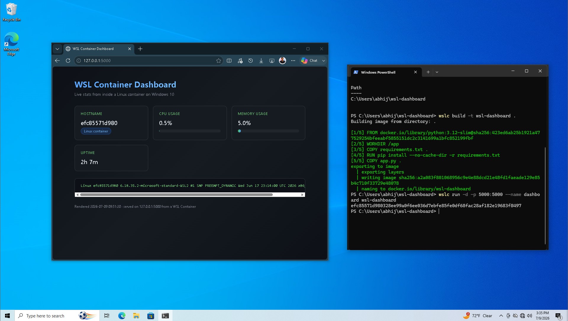 Windows 10 is still getting Windows 11 features, but it’s only for developers WSL-Container-in-Windows-10.jpg
