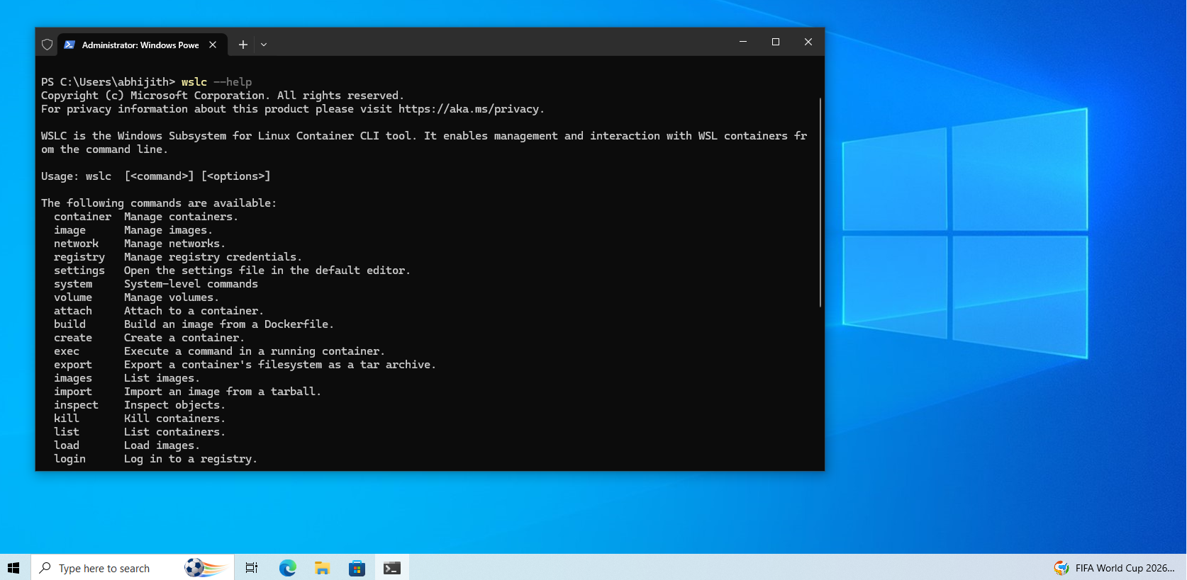Windows 10 is still getting Windows 11 features, but it’s only for developers WSLc-is-up-and-running-in-Windows-10.png