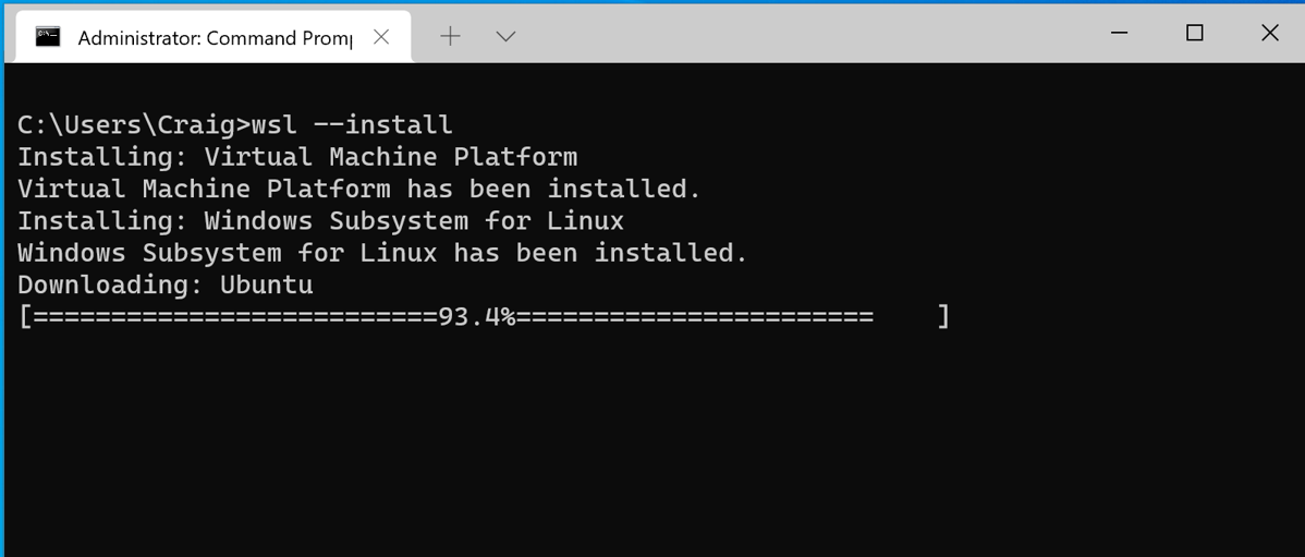 Wsl Installation Command timed out wslupdate.png