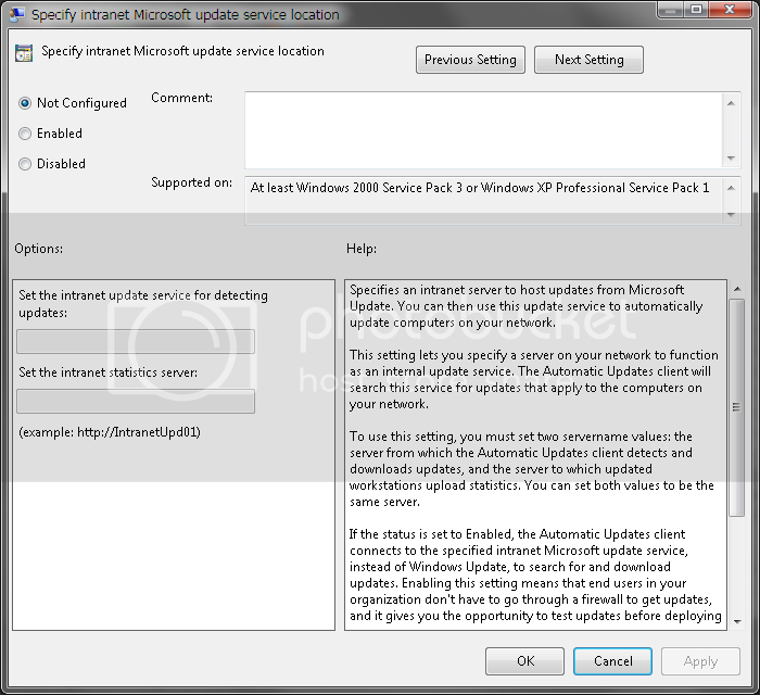 WSUS policy configuration WSUSsetup02.png