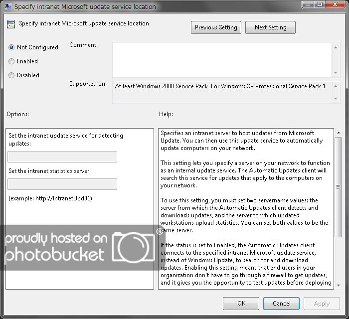 Windows Activation issue when WSUS group polices is set to prevent computers from... WSUSsetup02.png