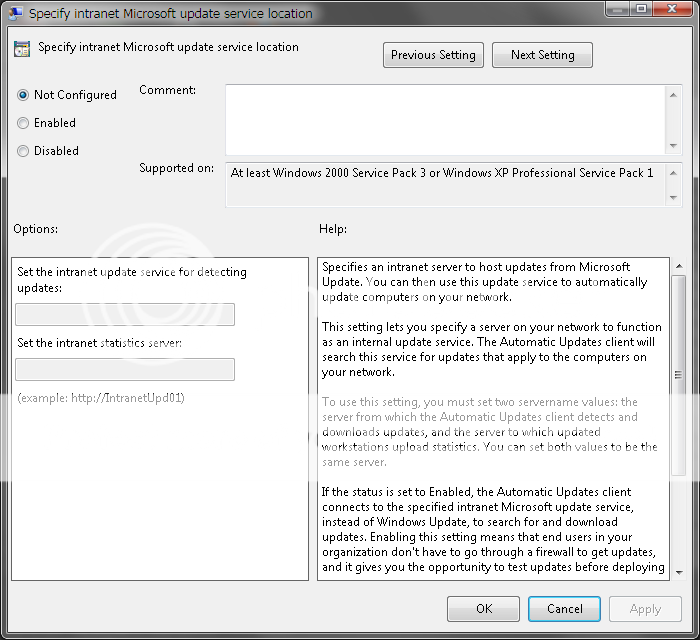 WSUS Update for window 10 Failed WSUSsetup02.png