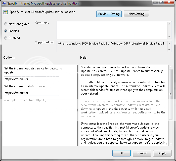 WSUS Update for window 10 Failed WSUSsetup03.png
