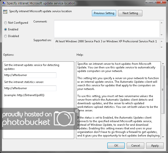 Updating Windows 10 version 1903 using Configuration Manager or WSUS WSUSsetup03.png