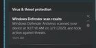 Windows Defender: "Threat Found and action taken" Protection History "No recent items" WTF??? X49wLugQFSgH6KmunsrDvKZlWk0sLy16NZJxelKZs5s.jpg