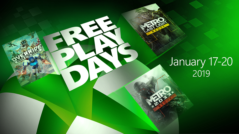 Free Play Days January 17-20 with Xbox Live Gold XBL_FreePlayDays_Lockup_wDates_940x528-hero.png