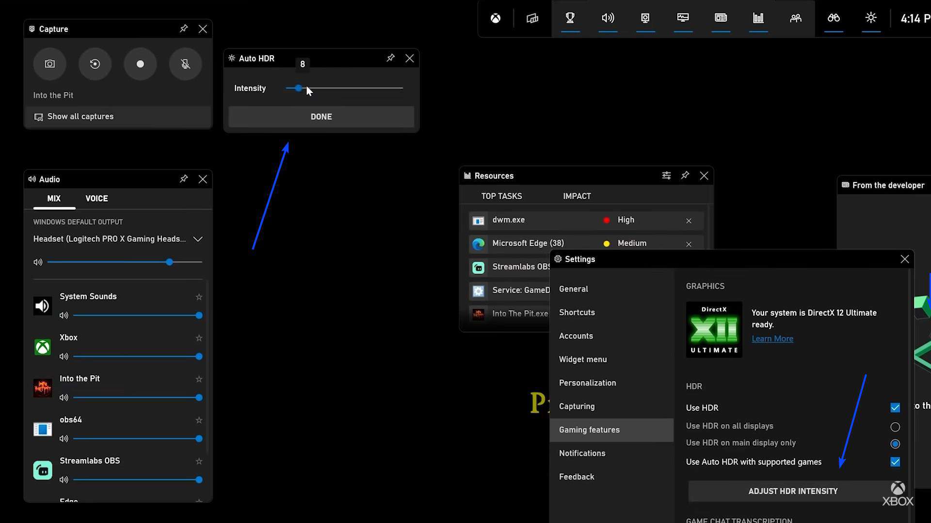 Xbox app will soon let you choose where to install your games on your PC and allow you to... Xbox-game-bar-adjust-auto-hdr-level.jpg