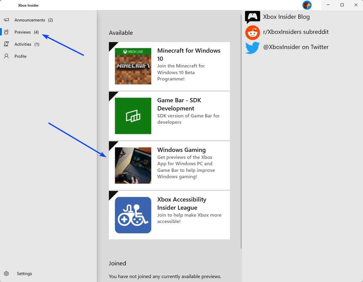 Xbox PC app now lets users in the Insider Program to install games in any folder, here's... Xbox-Insider-Hub-opt-in.jpg