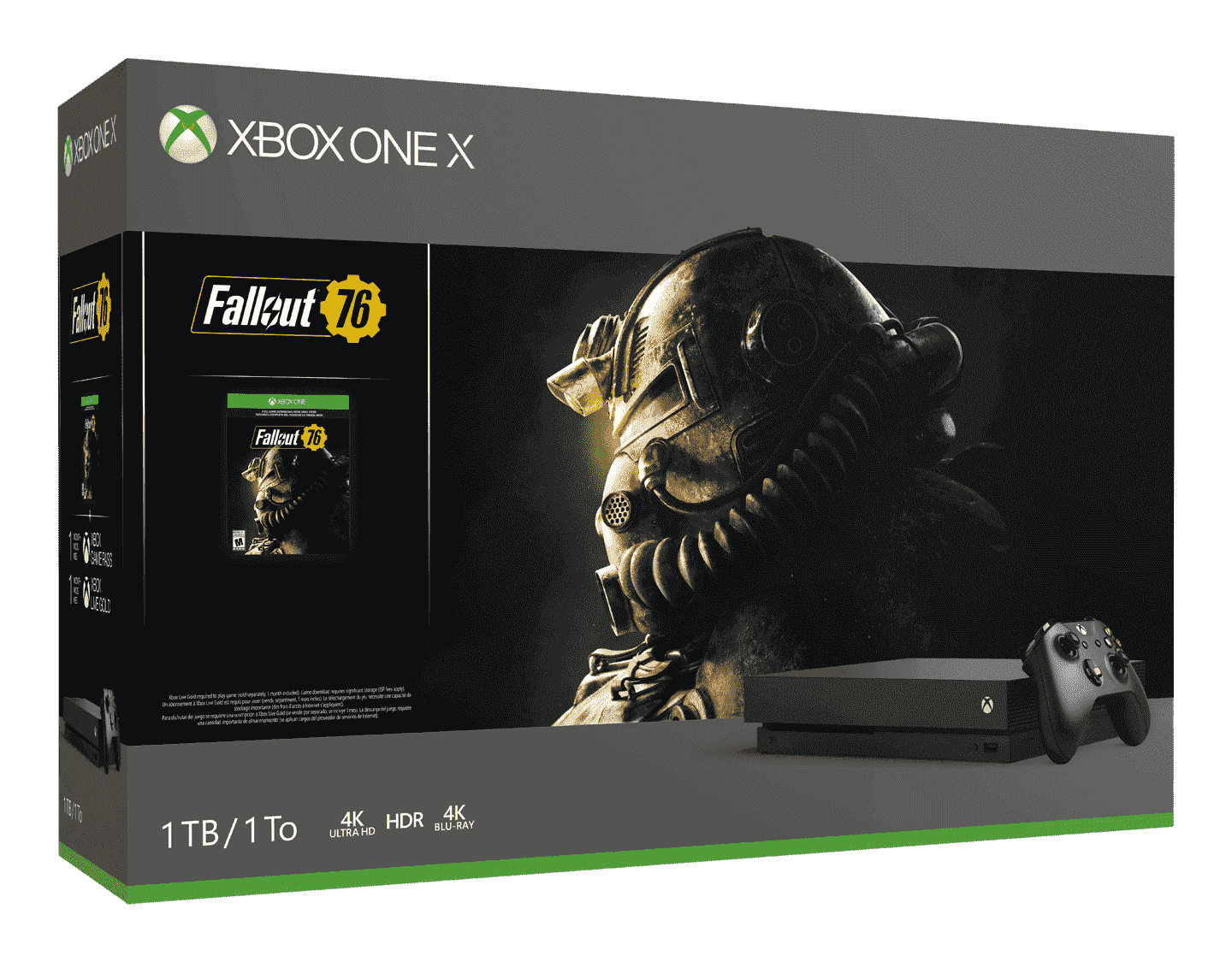 Gamescom 2018 Xbox One Bundles and Accessories Guide Xbox-One-X-Fallout-76-Bundle-Front-Angle-Box-Shot.png
