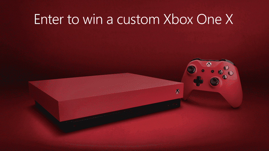 Enter to win a custom red Xbox One X Xbox-OneX_RDR2-ConsoleSweeps_R1-hero.png