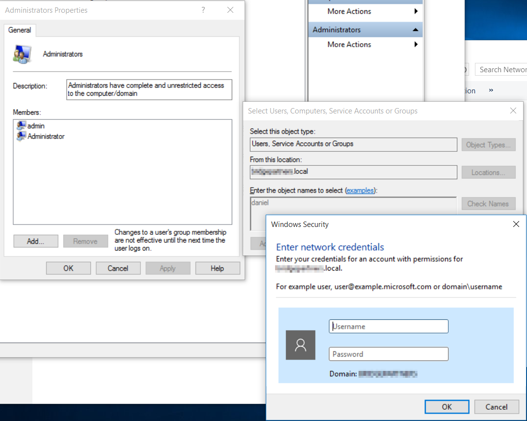 Windows 10 Local Administrators Group AND Active Directory Domain Admins Group xGCVL.png