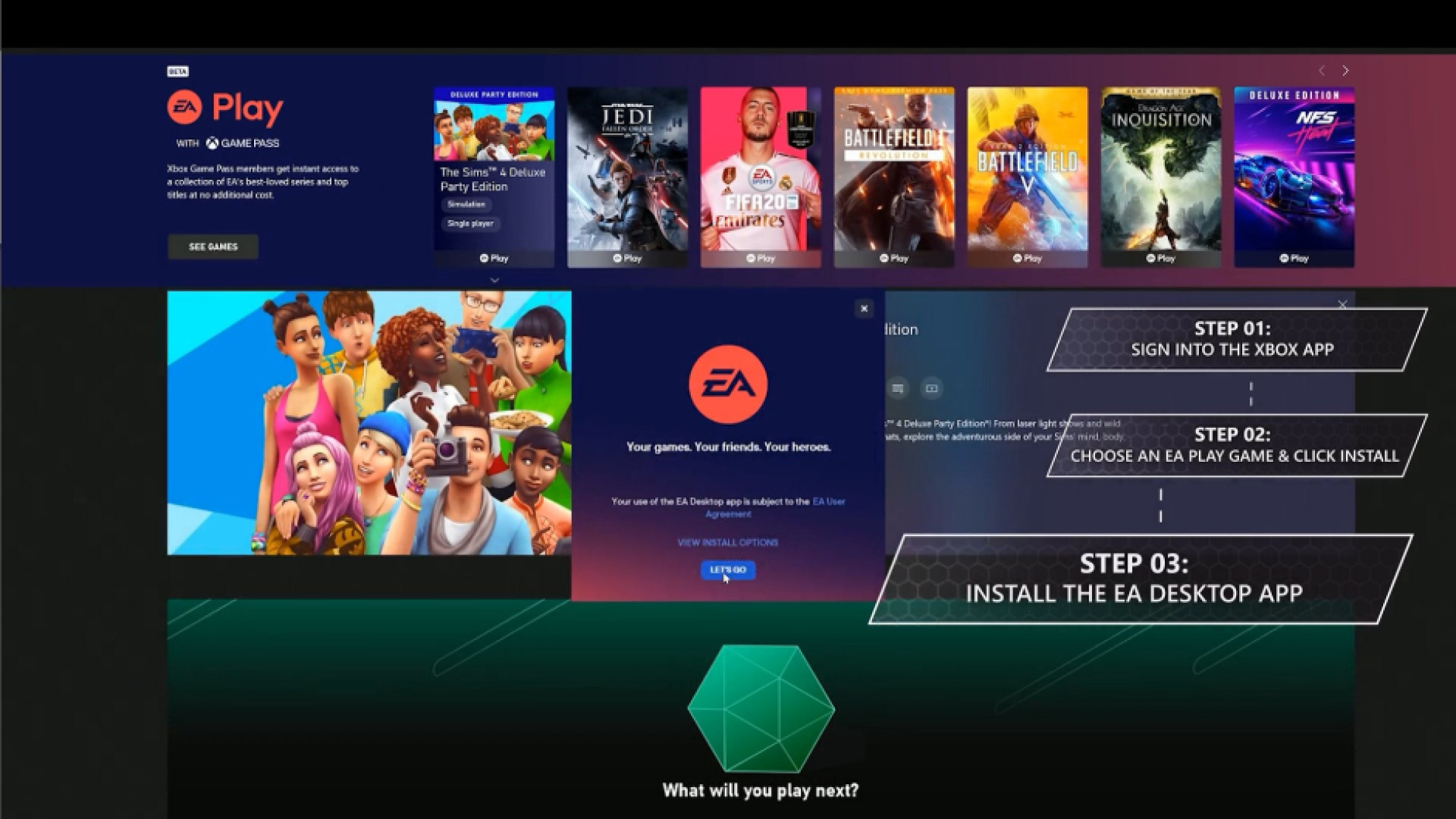 EA Play coming to Windows 10 PC for Xbox Game Pass members March 18 XGPCommunityStep3.jpg