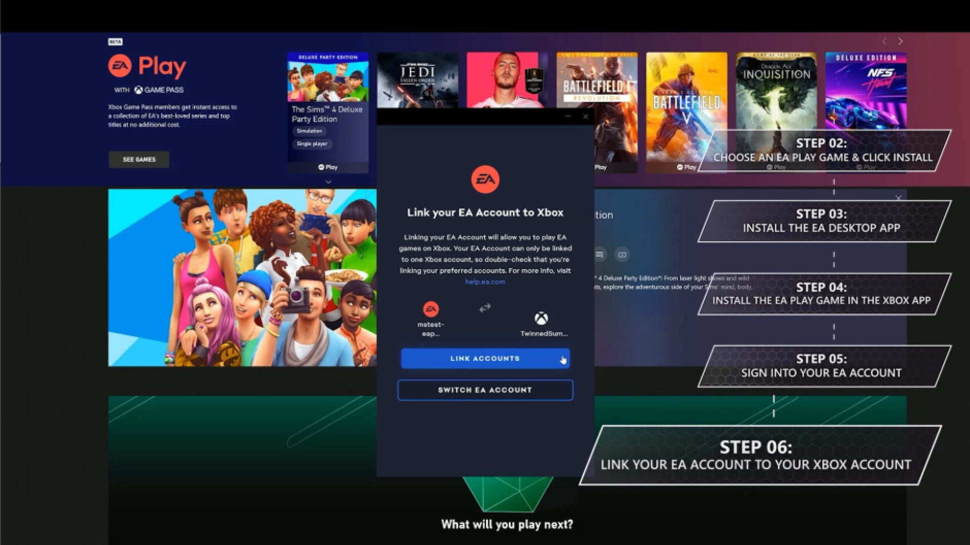 EA Play coming to Windows 10 PC for Xbox Game Pass members March 18 XGPCommunityStep6.jpg