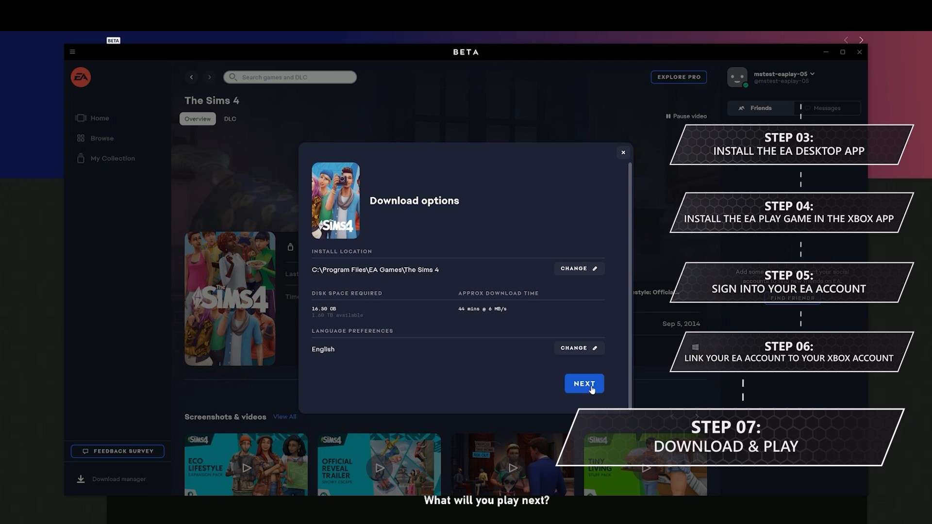 I bought Xbox gamepass ultimate and I cant play any of the EA games? XGPCommunityStep7.jpg