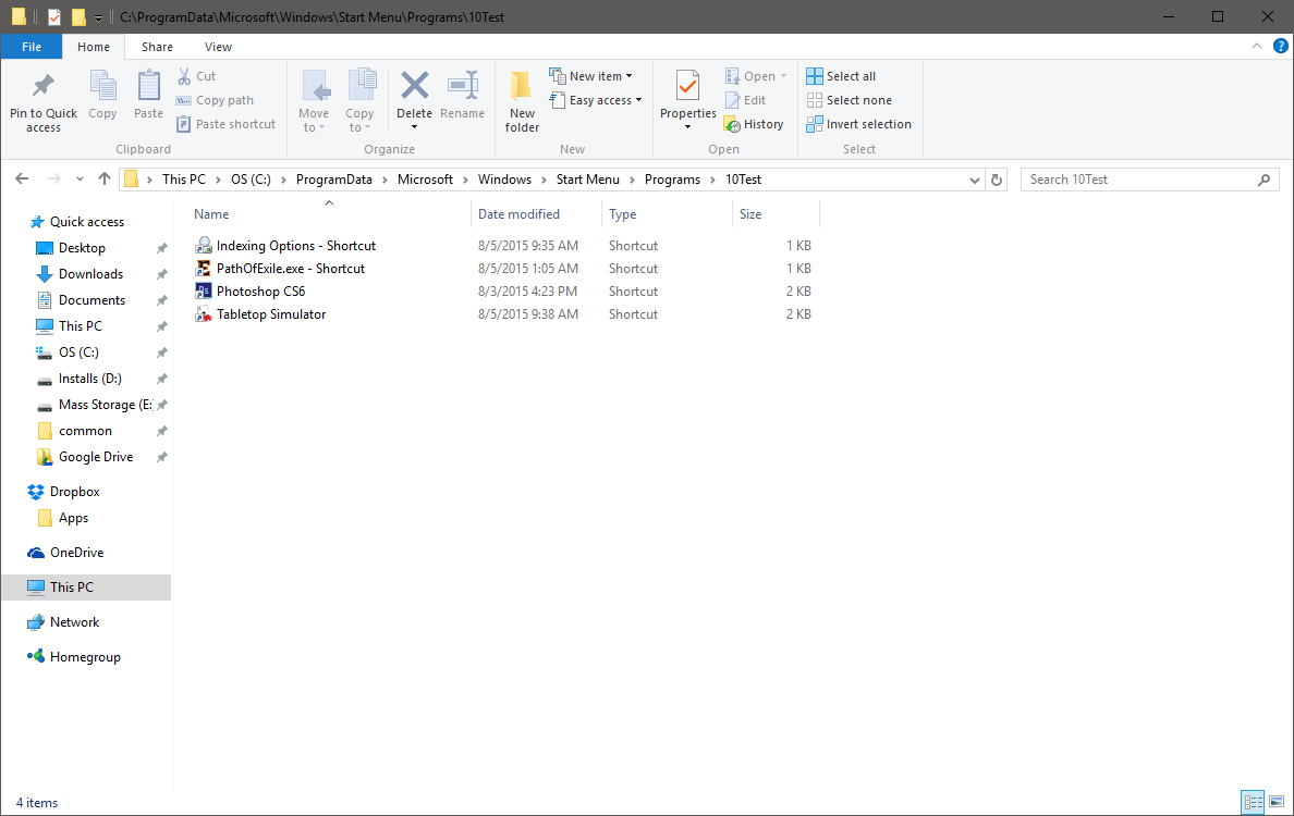 On my start menu the apps list its showing image previews of the folders rather than the... xmdVrJi.png