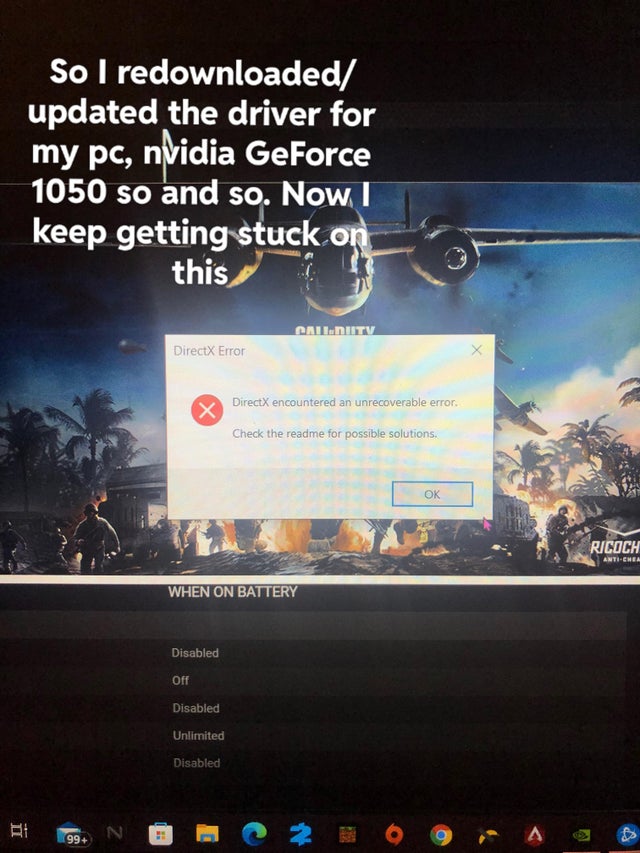 I need a little help with launching a game xogles8s81q81.jpg