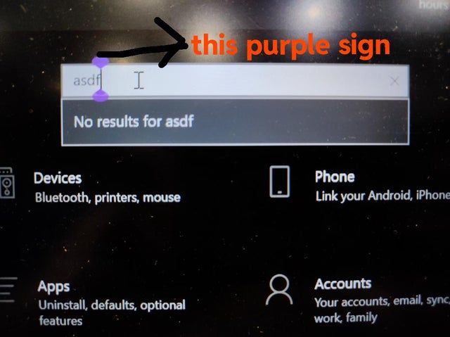 I am getting this purple typing sign due to some setting changes I made while sleeping and... xuqoew6790n91.jpg