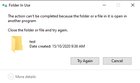 ive created a folder (named test) in the downloads directory and for somehow, i cant delete... y4_qzofQNfAERLqtBjQLFAqbIy0m8rHBEh2FjO4eKcw.jpg