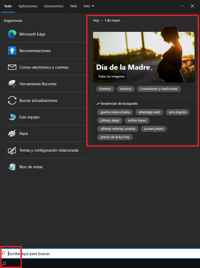 The new Windows 10 update includes "Advertising" in the taskbar search engine. Can it be... yft141k471x81.png
