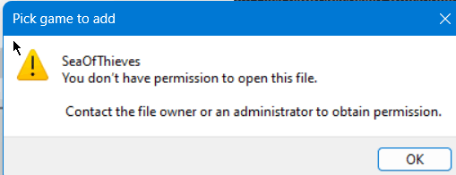 Issue with authorizing access to XboxGames folder yGEkWrd6Kyk23X0GH5vPYwZN1Yq5vcaVIyQ0LfYa9BCEnTSwZidkHJ07mbck8XPad2f3wkhGFcmbi7g4jhkleo97hv2HU%3D.png